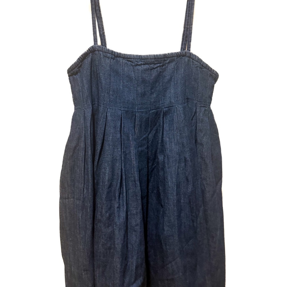 Zara Dark Blue Denim Mini Dress
